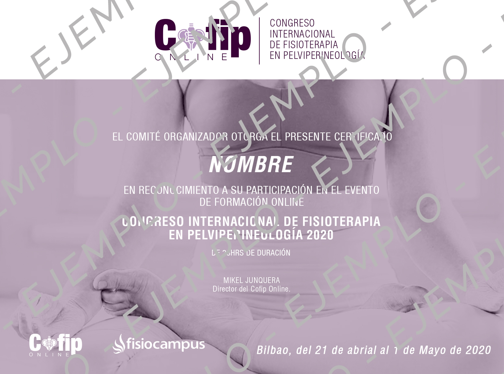 Certficado ejemplo